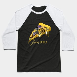 Pizza Baseball T-Shirt